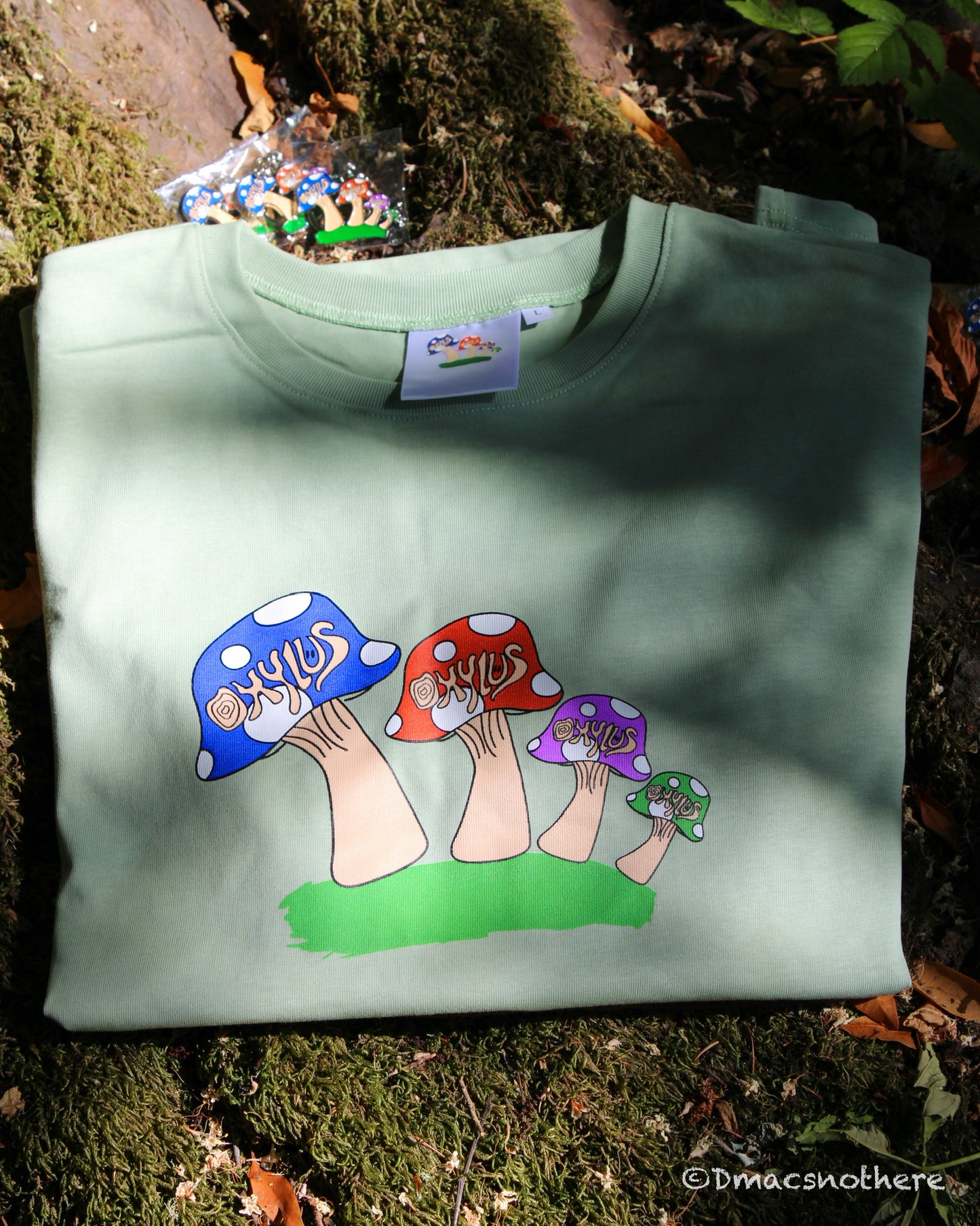 Oxylus Mushroom T Shirt (Green)